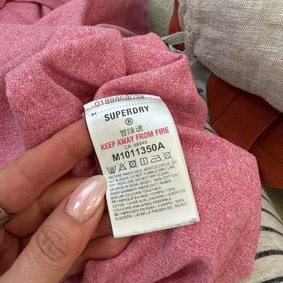 SuperDry Organic Cotton Essential Logo Crew Neck Short Sleeve T-shirt Size 2XL - Picture 8 of 8